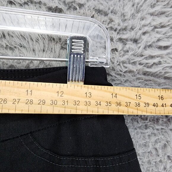 Soft Surroundings Shorts Womens XS Black Stretch Mid Rise *GUC* - Picture 4 of 11